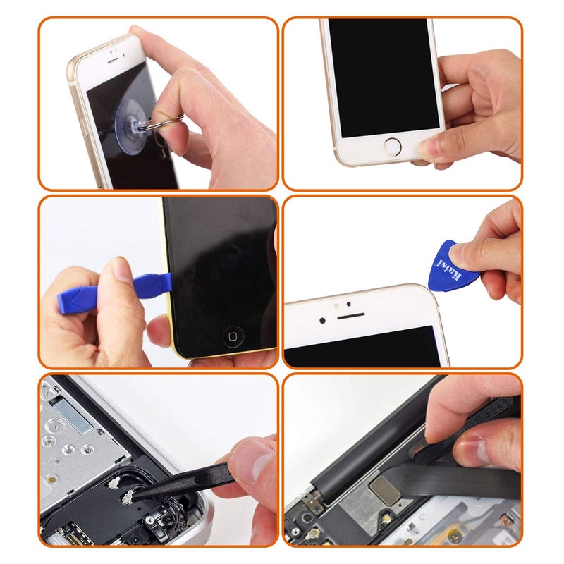 Kaisiking 11 PCS Screen Suction Cup Kit LCD Screen Opening Tools Screen Replacement Tools for iPad, iMac, MacBook, Tablet, Laptop, iPhone, Samsung, Huawei, Etc. - Image 3